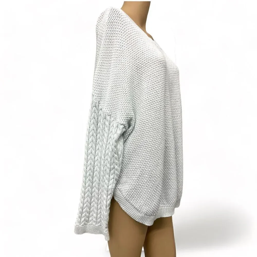 #15 Time and tru over size pullover sweater